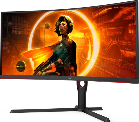 Photo de Ecran incurvé 34" AOC CU34G3S UWQHD (Noir) 165Hz