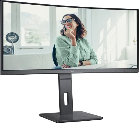 Photo de Ecran incurvé 34" AOC CU34P3CV UWQHD 100Hz (Noir)