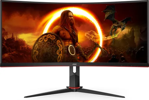 Photo de Ecran incurvé 34" AOC Gaming CU34G2X UWQHD (Noir) 144Hz