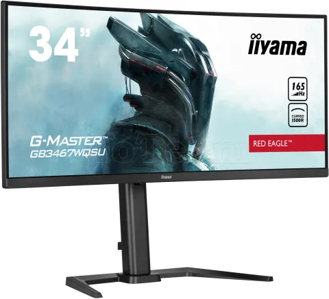 Photo de Ecran incurvé 34" Iiyama G-Master Red Eagle GB3467WQSU-B5 UWQHD (Noir) 165Hz