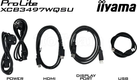 Photo de Ecran incurvé 34" Iiyama ProLite XCB3494WQSU-B1 UWQHD 120Hz (Noir)