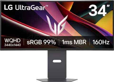 Photo de Ecran incurvé 34" LG UltraGear G6 34G600A-B4K Ultra HD 160Hz (Noir)
