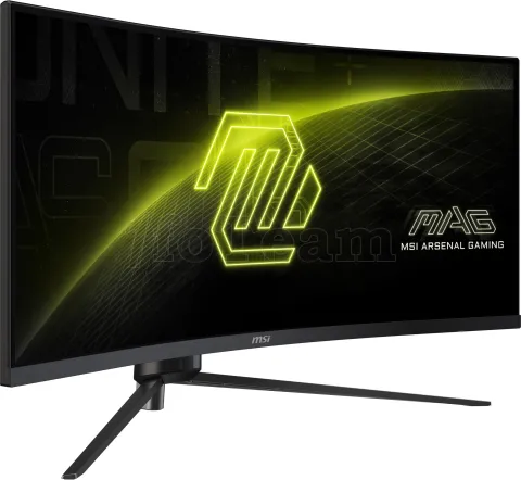 Photo de Ecran incurvé 34" MSI Mag 345CQR UWQHD 180Hz (Noir)