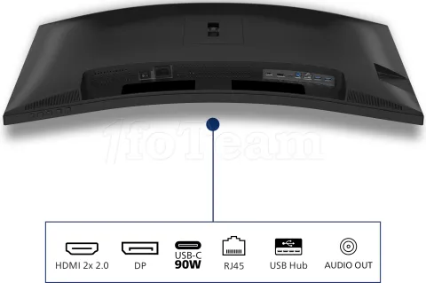 Photo de Ecran incurvé 34" Philips B-Line 34B2U3600C WQHD 120Hz (Noir)