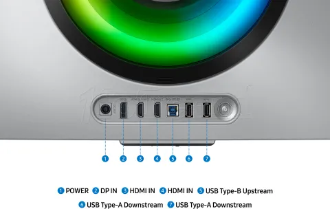 Photo de Ecran incurvé 34" Samsung Odyssey Oled G8 G85SD WQHD 175Hz (Noir)