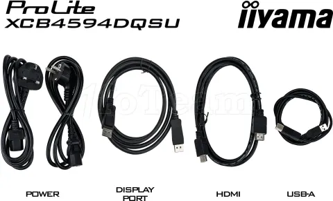 Photo de Ecran incurvé 45" Iiyama ProLite XCB4594DQSU-B1 Dual Quad HD (Noir)