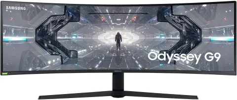 Photo de Ecran incurvé 49" (32:9) Samsung Odyssey G9 C49G95TSSRX 5K DWQHD (Noir) 240Hz