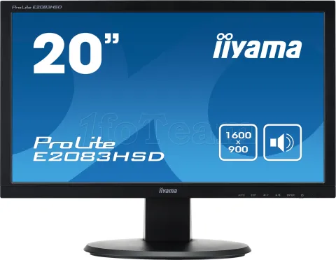 Photo de Ecran LED 20" Iiyama Prolite E2083HSD-B1 HD+