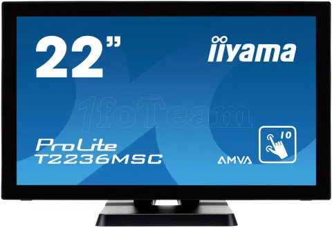 Photo de Ecran LED 22" Iiyama Prolite T2236MSC-B2 Full HD Tactile