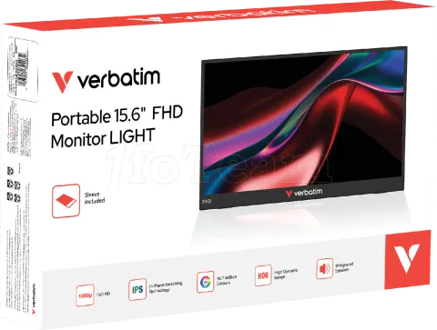 Photo de Ecran portable 15,6" Verbatim Light Full HD (Noir)
