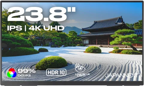 Photo de Ecran portable 24" JapanNext JN-MD-IPS238U-C6 4K Ultra HD (Noir)