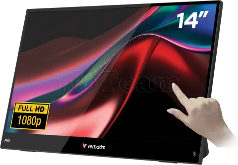 Photo de Ecran portable tactile 14" Verbatim Light Full HD (Noir)