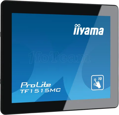 Photo de Ecran portable tactile 15" Iiyama ProLite TF1515MC-B2 (Noir)