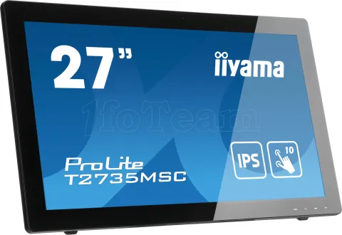 Photo de Ecran tactile 27" Iiyama ProLite Touch T2735MSC-B3 Full HD (Noir)