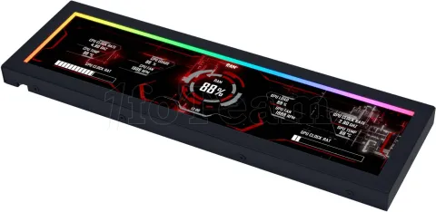 Photo de Écran universel 8,8" Lian Li SM088 avec support (Noir)