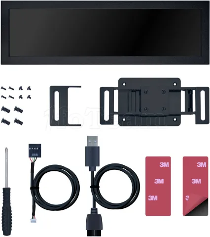 Photo de Écran universel 8,8" Lian Li SM088 avec support (Noir)
