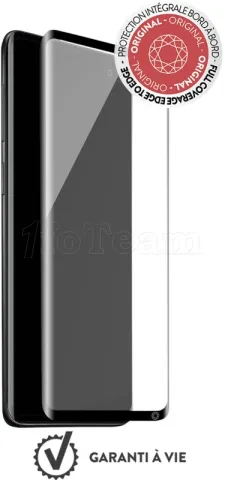 Photo de Ecran verre protecteur transparent BigBen Force Glass pour Samsung S10+ Organic