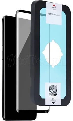 Photo de Ecran verre protecteur transparent BigBen Force Glass pour Samsung S10+ Organic