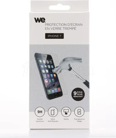 Photo de Ecran verre protecteur transparent WE pour iPhone 6/6S/7/8