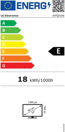 Photo de Ecran/TV 24" LG 24TQ510S HD Ready Smart TV (Noir)