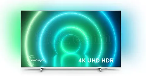 Photo de Ecran/TV 50" Philips 50PUS7956/12 4K Ultra HD (Argent)