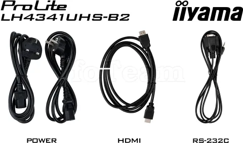 Photo de Ecran/TV Professionnel 43" Iiyama ProLite LH4341UHS-B2 4K Ultra HD (Noir)