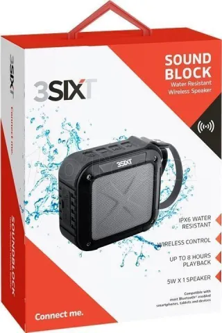 Photo de Enceinte nomade Bluetooth 3Sixt SoundBlock 3S-0952 (Noir)