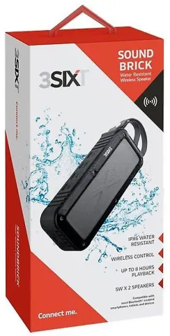 Photo de Enceinte nomade Bluetooth 3Sixt SoundBrick 3S-0951 (Noir)