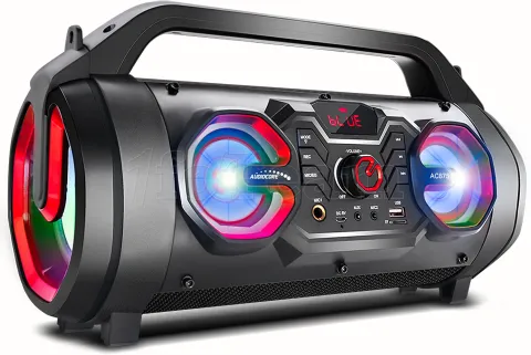 Photo de Enceinte nomade Bluetooth Audiocore Bazooka AC875 RGB (Noir)