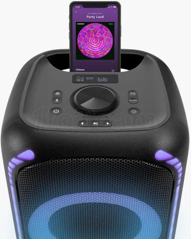 Photo de Enceinte nomade Bluetooth Fresh'n Rebel Party Loud M RGB (Noir)