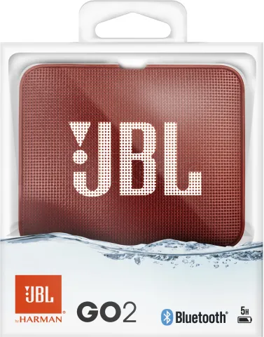 Photo de Enceinte nomade Bluetooth JBL Go 2 (Rouge)