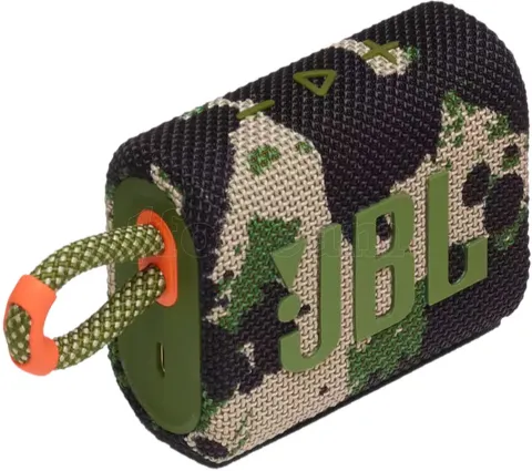 Photo de Enceinte nomade Bluetooth JBL Go 3 (Motif camouflage)