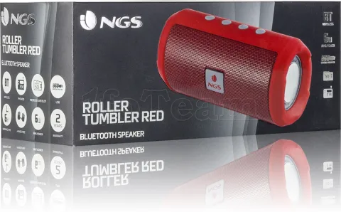 Photo de Enceinte nomade Bluetooth NGS Roller Tumbler (Rouge)