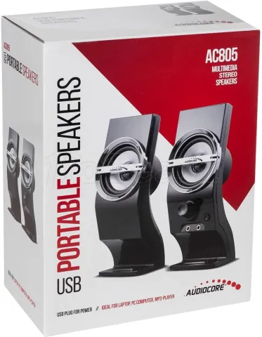 Photo de Enceintes AudioCore AC805 USB (Noir)