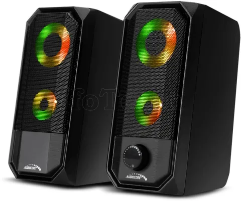 Photo de Enceintes AudioCore AC845 RGB USB (Noir)