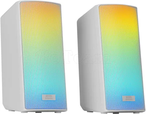 Photo de Enceintes Bluetooth Mars Gaming MS-RGB2 (Blanc)