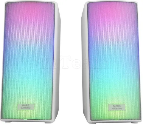 Photo de Enceintes Bluetooth Mars Gaming MS-RGB2 (Blanc)