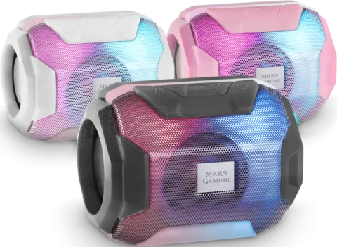 Photo de Enceintes Bluetooth Mars Gaming MSBAX RGB (Rose)