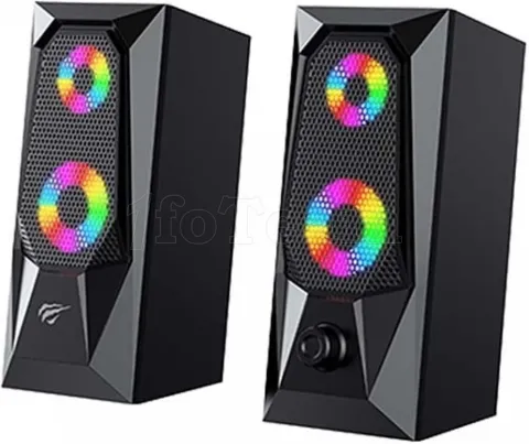 Photo de Enceintes Havit SK208 Pro RGB Illuminated (Noir)