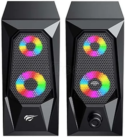 Photo de Enceintes Havit SK208 Pro RGB Illuminated (Noir)