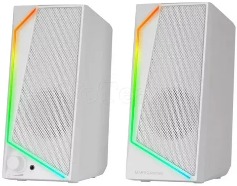 Photo de Enceintes Mars Gaming MS-72 RGB (Blanc)