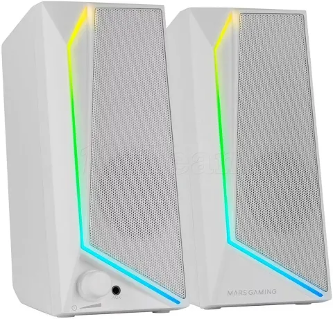 Photo de Enceintes Mars Gaming MS-72 RGB (Blanc)