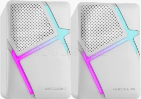 Photo de Enceintes Mars Gaming MS-H RGB (Blanc)