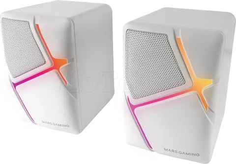 Photo de Enceintes Mars Gaming MS-H RGB (Blanc)