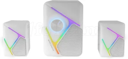 Photo de Enceintes Mars Gaming MS-H21 RGB (Blanc)