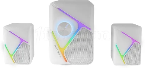 Photo de Enceintes Mars Gaming MS-H21 RGB (Blanc)