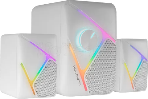 Photo de Enceintes Mars Gaming MS-H21 RGB (Blanc)