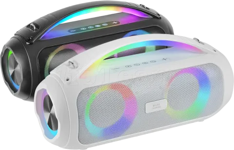 Photo de Enceintes nomade Bluetooth Mars Gaming MS-Pulse RGB (Noir)