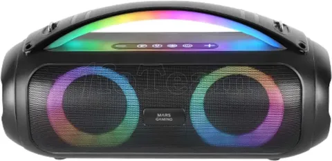 Photo de Enceintes nomade Bluetooth Mars Gaming MS-Pulse RGB (Noir)