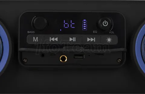 Photo de Enceintes nomades Bluetooth NGS BoomBox StreetBreaker Mini (Noir)